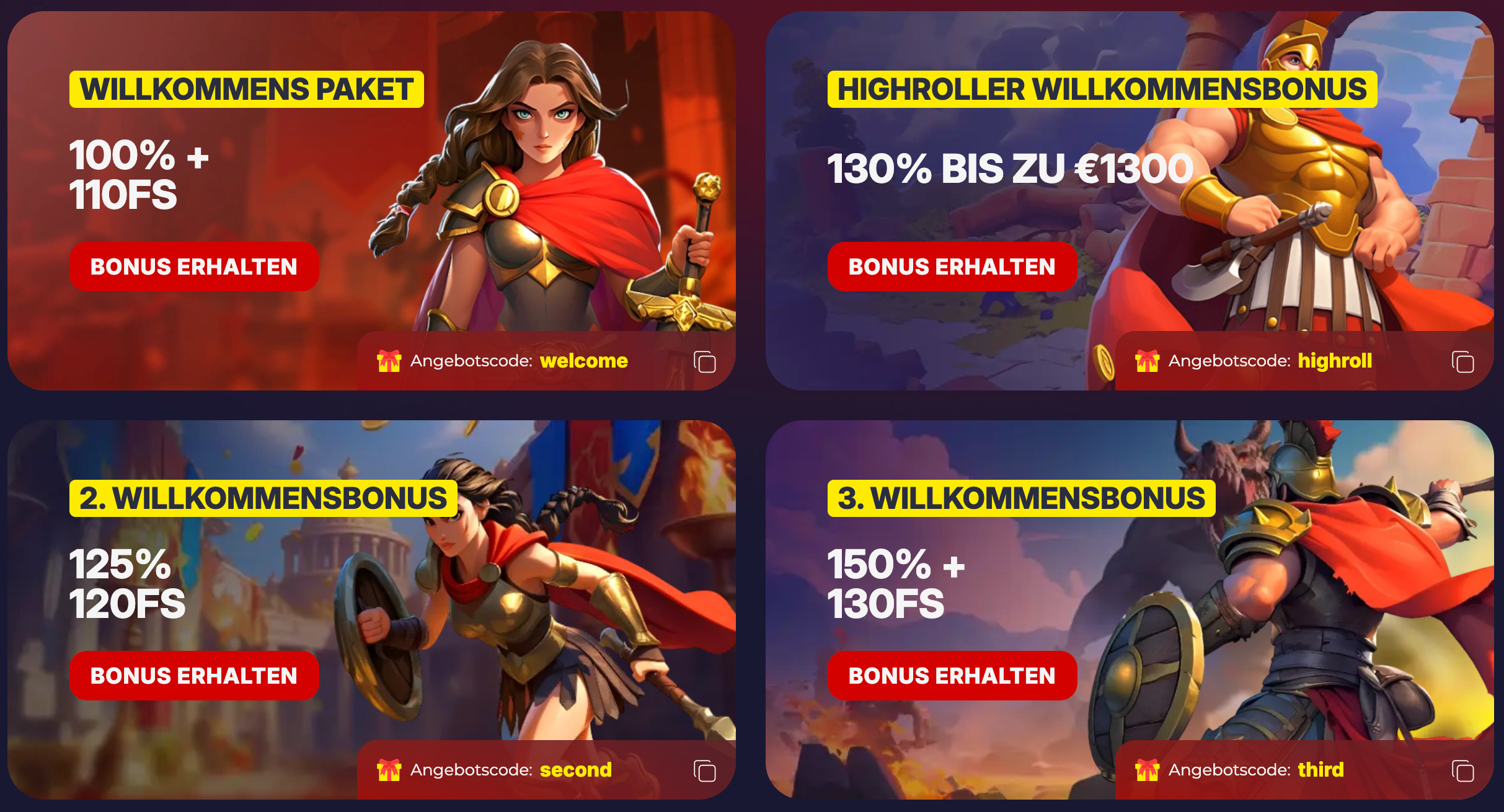 Aktuelle Bonusangebote im Slota Casino